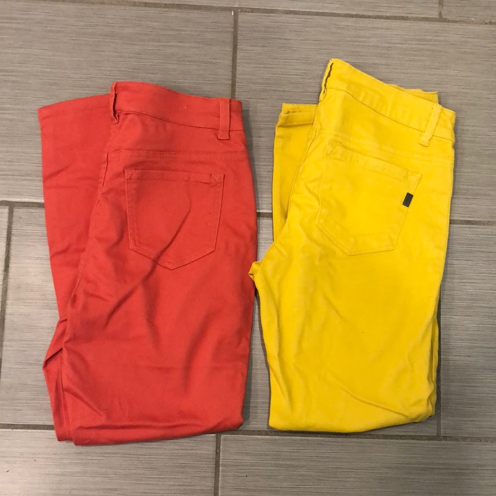 2 pairs of pants, size 10 and 8 (fit the same)
